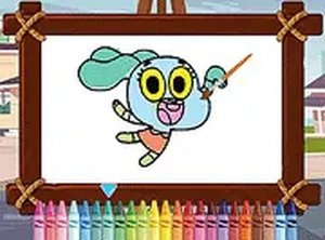 World Of Gumball Coloring Online Game