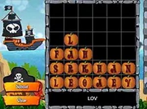 Halloween Words Puzzle Game