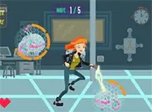 Agent Curiosa VS Rogue Robots Online Game