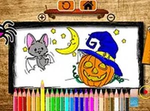 Halloween Coloring Book Online Game