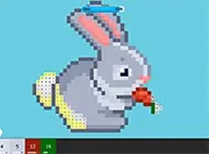 Pixel House Online Coloring Game