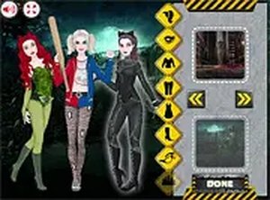 Harley Quinn & Friends Halloween Dress Up Game