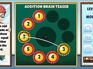 Addition Brain Teaser Math Puzzle Game