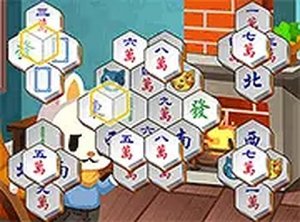 Hexjong Cats Online Puzzle Game