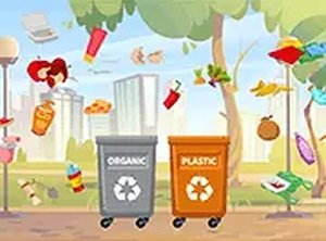 Trash Sorting for Kids Puzzle Game
