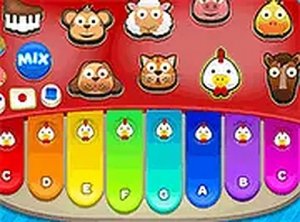 Piano Online Farm Animals - Kids Music Game