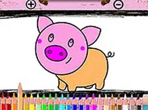 BTS Pig Coloring Book Online Game