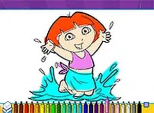 Dora Coloring Book Online Game