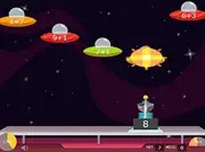 Alien Addition Math Game