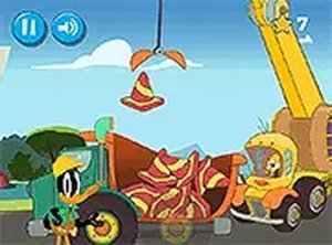 Bugs Bunny Builders: Dump Truck Pile Up Online Game