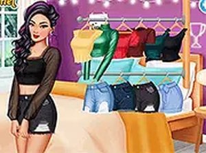 TikTok Girls Denim Shorts Design Game Online