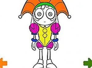 Pomni Coloring Book Online Game