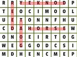 Animals Word Search Puzzle Game